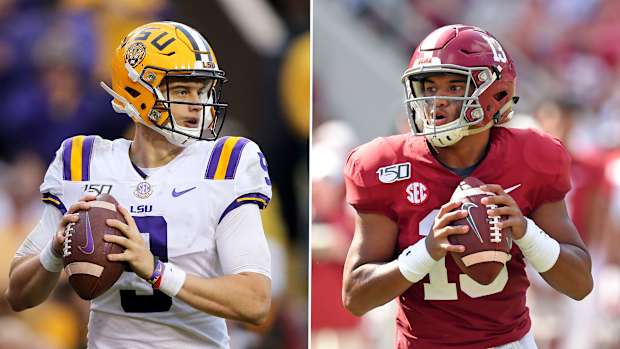 LSU vs Alabama Joe Burrow Tua Tagovailoa injury